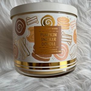 Bath and Body Works Pumpkin Snickerdoodle 3-Wick Candle